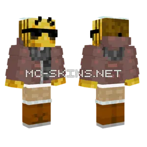 Winter Bee Minecraft skin