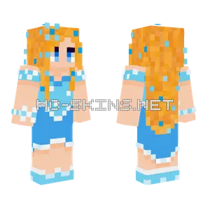 Winter Dress Minecraft skin