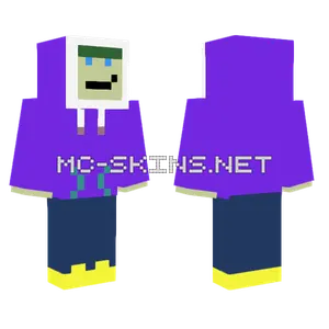 Winter Dude Blue Minecraft skin