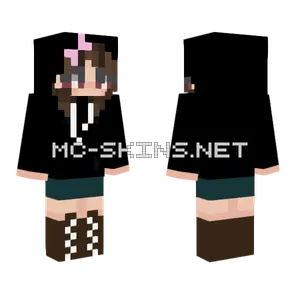 Winter Hoodie Girl Minecraft skin