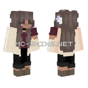 Winter Spring Girl Minecraft skin