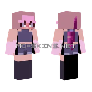 Wip7 Purple Girl Minecraft skin