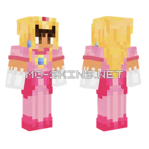 Wispy Peach Minecraft skin