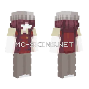 With Beannie Minecraft skin