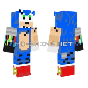 Withered Animatronic Sonic Minecraft skin