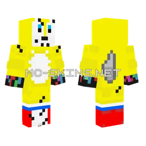 Withered Animatronic Tails Minecraft skin