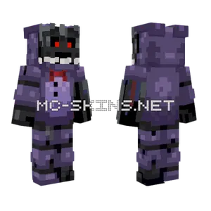 Withered Bonnie Minecraft skin