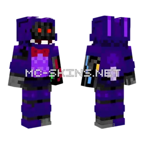 Withered Bonnie Minecraft skin