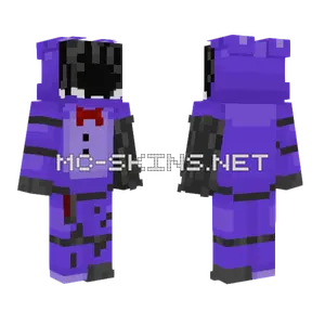 Withered Bonnie FNAF 2 Minecraft skin