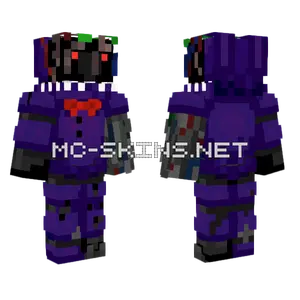 Withered Bonnie Skin Minecraft skin