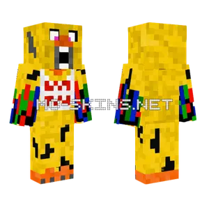 Withered Chica Minecraft skin