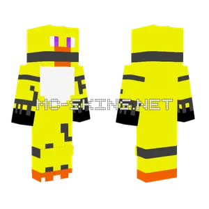 Withered Chica Minecraft skin