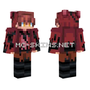 Withered Classic Foxy Human Minecraft skin