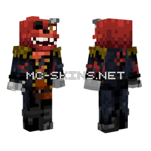 Withered Foxy Minecraft skin