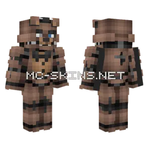 Withered Freddy Minecraft skin