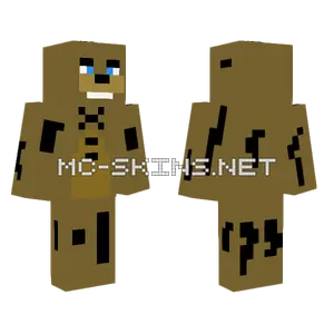 Withered Freddy Minecraft skin