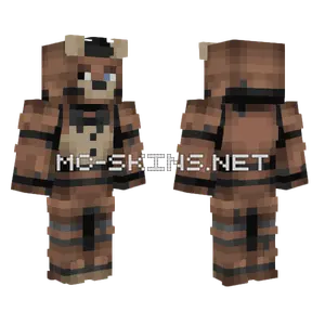 Withered Freddy Minecraft skin
