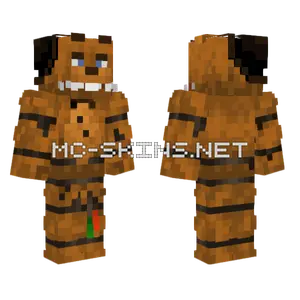 Withered Freddy Minecraft skin