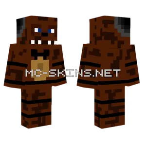 Withered Freddy FNAF 2 Minecraft skin