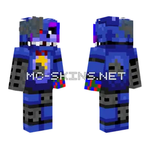 Withered Rock Star Bonnie Minecraft skin