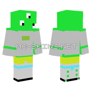 Wobbly Life Alien Minecraft skin