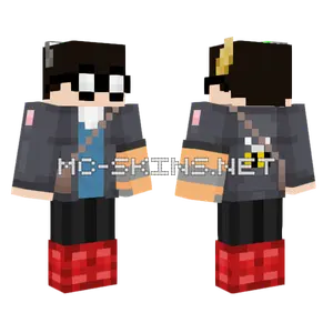 Woe Rocket Boots Minecraft skin