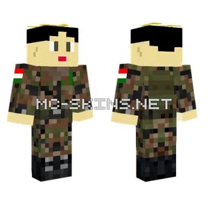 Wojsko Camo Soldier Minecraft skin