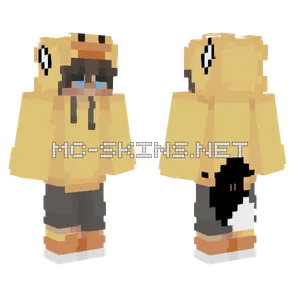 Wolf Boy Duck Onesie V2 Minecraft skin