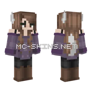 Wolf Girl Minecraft skin