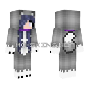 Wolf Hinata Minecraft skin