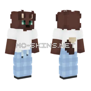 Wolf Pajama Skin Minecraft skin
