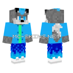 Wolf Remastered Minecraft skin