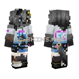 Wolfie Fortnite No Glasses Minecraft skin