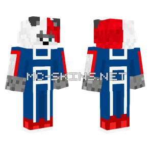 Wolfy Disguised As Todoroki Minecraft skin