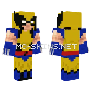 Wolverine Minecraft skin
