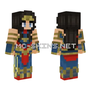 Wonder Woman Injustice 2 Minecraft skin