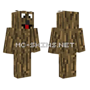Wooden Corgi Minecraft skin