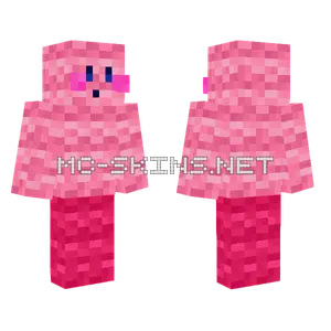 Woolly Kirby Minecraft skin
