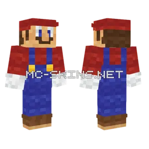 Woolly Mario Minecraft skin
