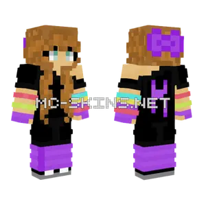 Workout Girl Minecraft skin