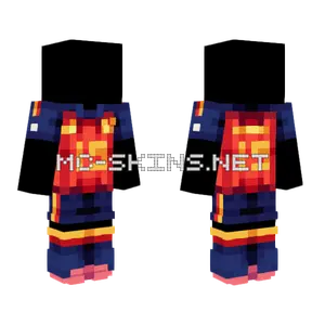 World Cup Spain Minecraft skin