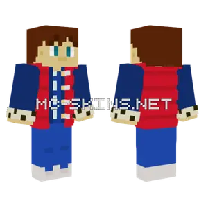 Worried Marty McFly Minecraft skin