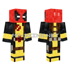 X Men Deadpool V2 Minecraft skin