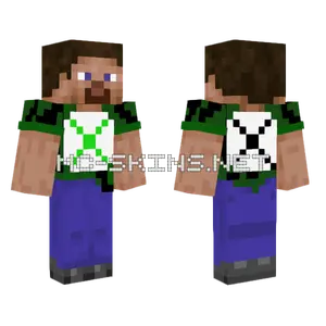 Xbox Steve Minecraft skin