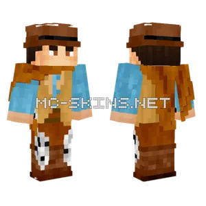 Xjosuegutt Cowboy Minecraft skin