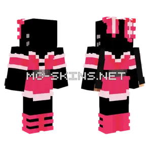 Xmas Bunnie Qt Base Minecraft skin