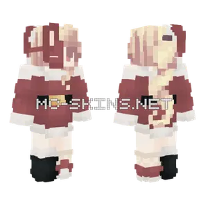 Xmas Bunny Girl Minecraft skin