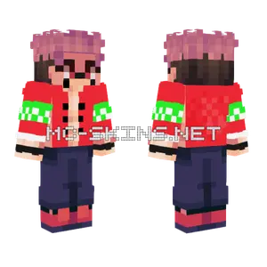 Xmas Sukuna Skin Minecraft skin