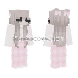 Xoxo Pink Pajamas Minecraft skin