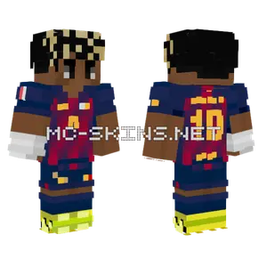 Yamal Ucl Minecraft skin